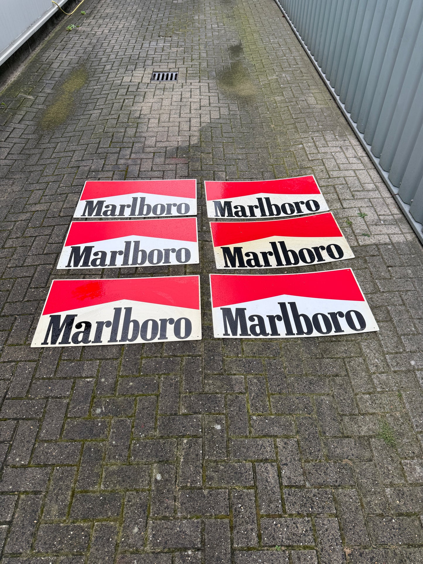 1 Vintage Marlboro Reclamebord kunststof