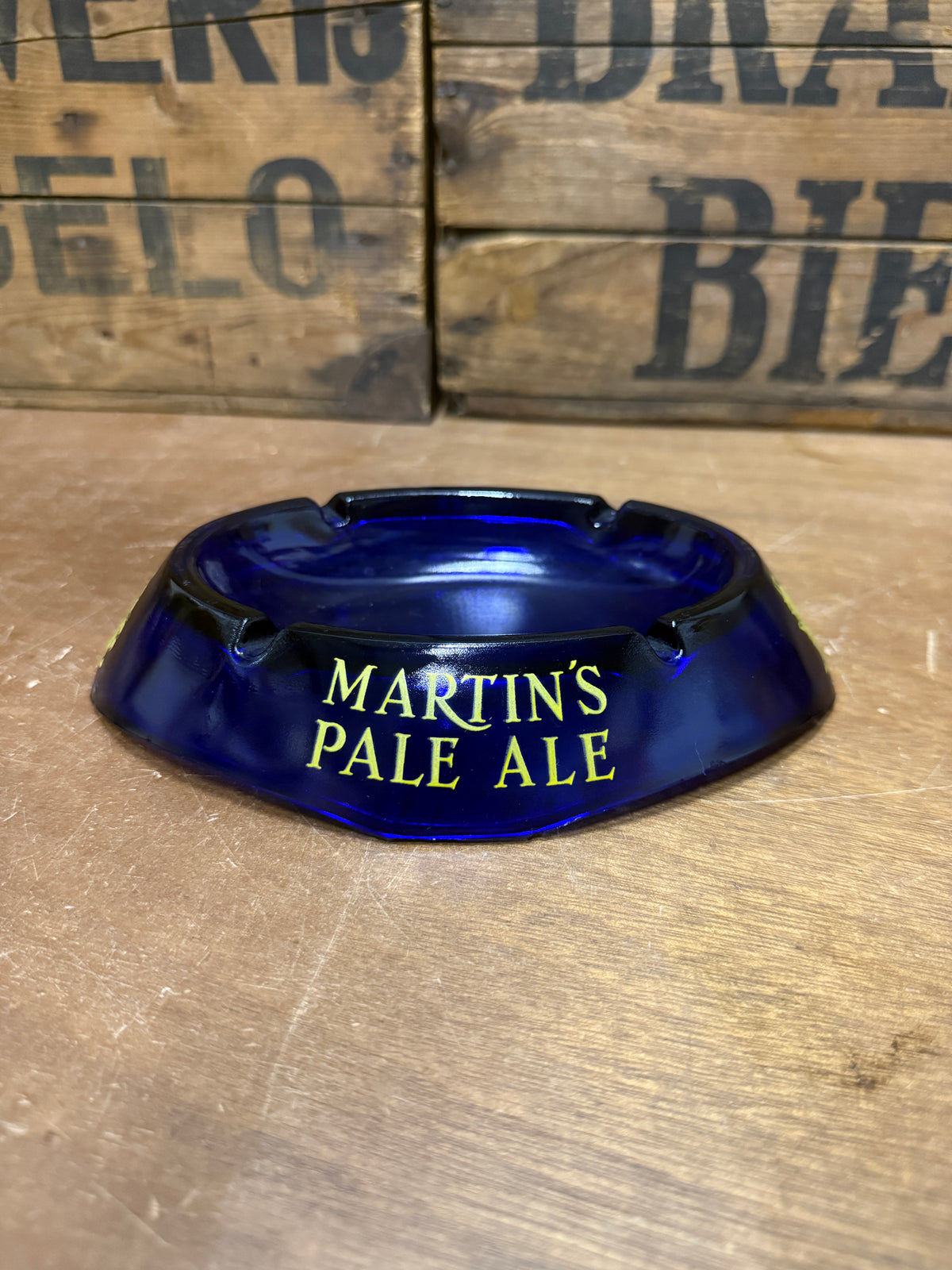 Martin’s Pale Ale glazen reclameasbak