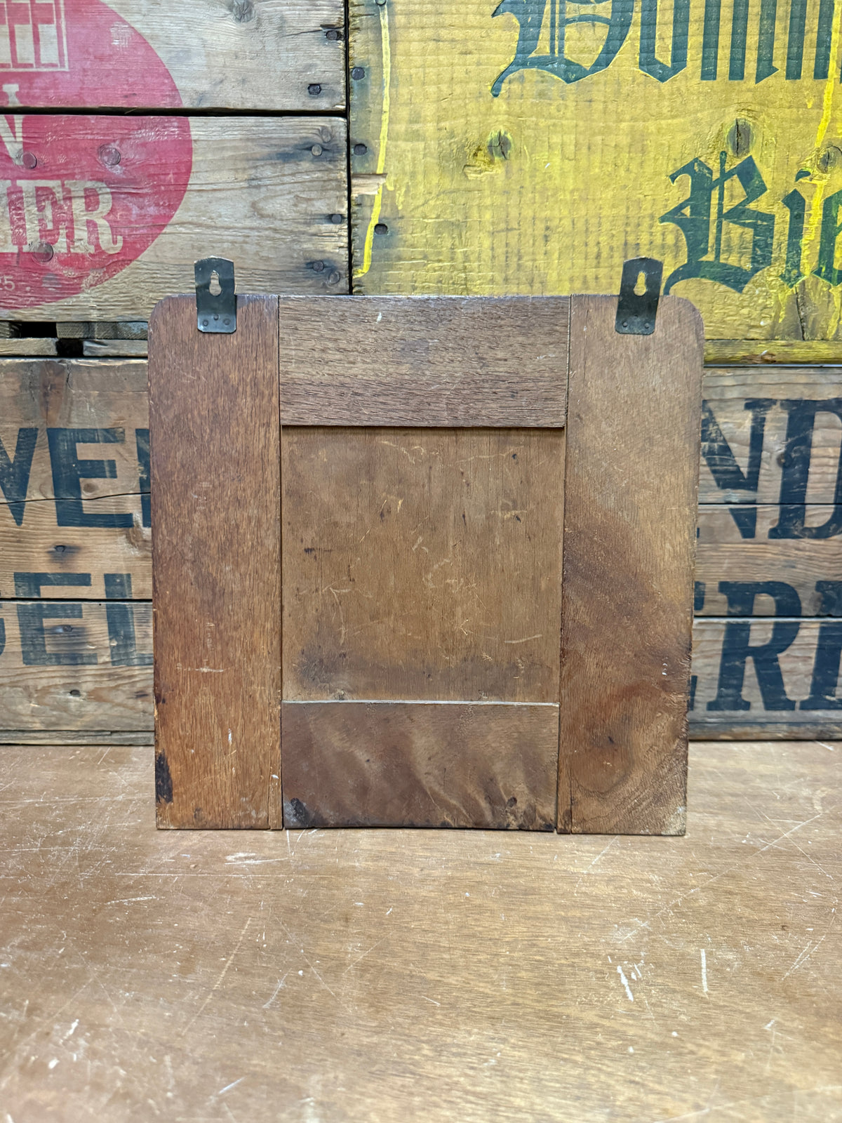 Vintage Journaux houten dagbladhouder