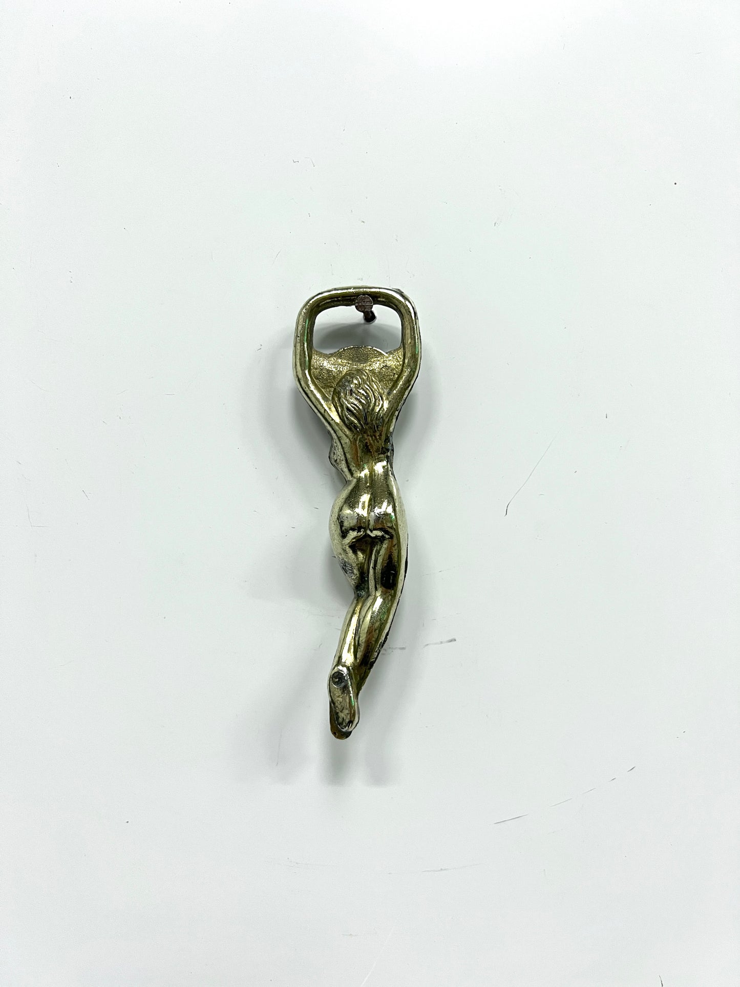 Vintage Brass Lady Bottle Opener