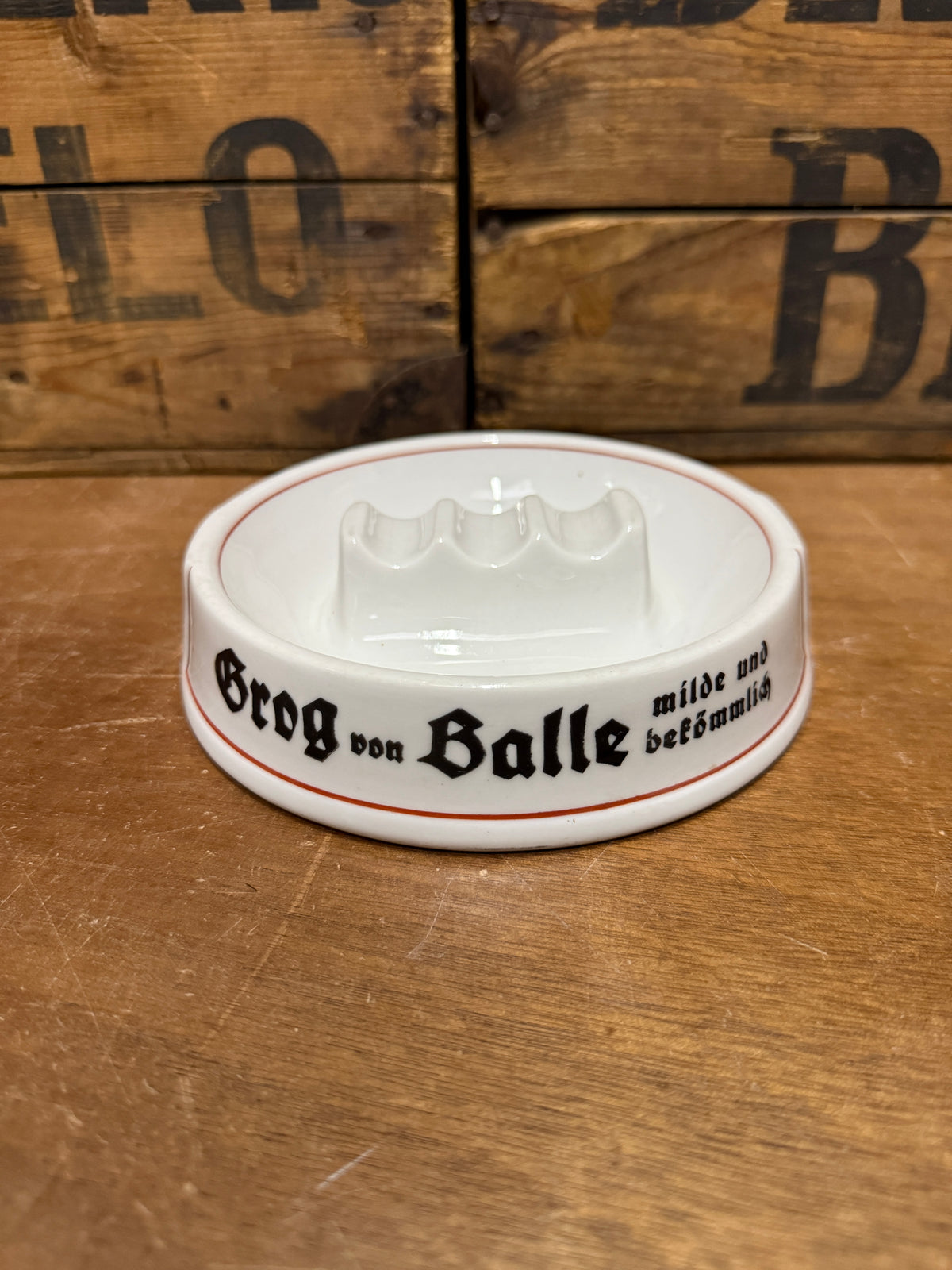 Grog von Balle reclameasbak