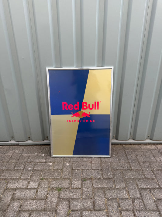 Originele vintage Red Bull poster in frame (100x70 cm)