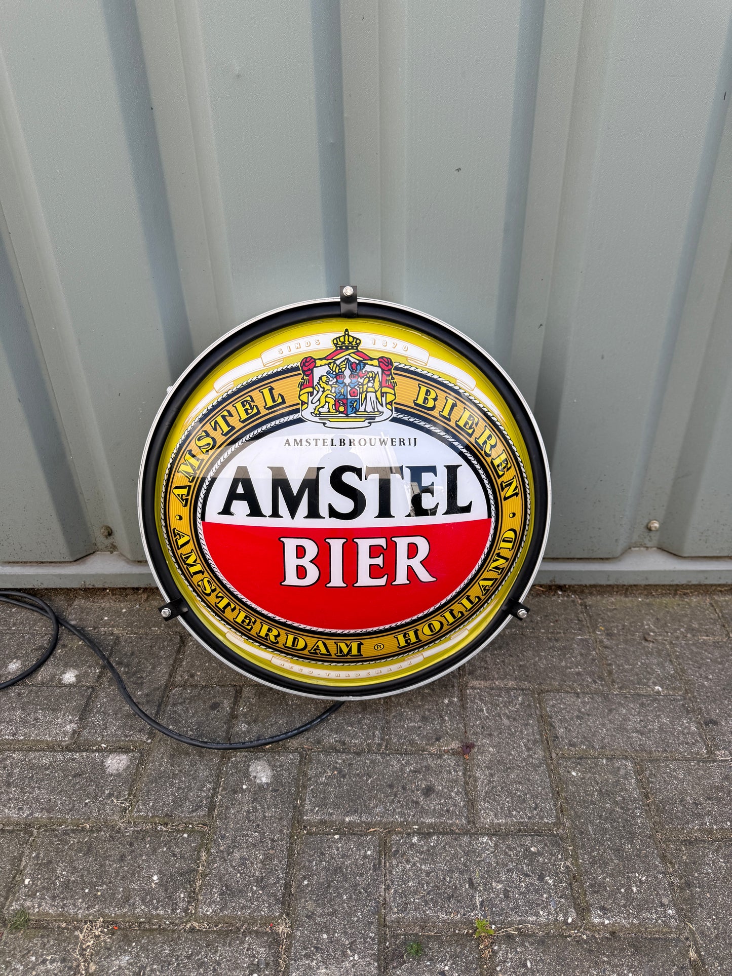 Amstel bier lichtbak enkelzijdig