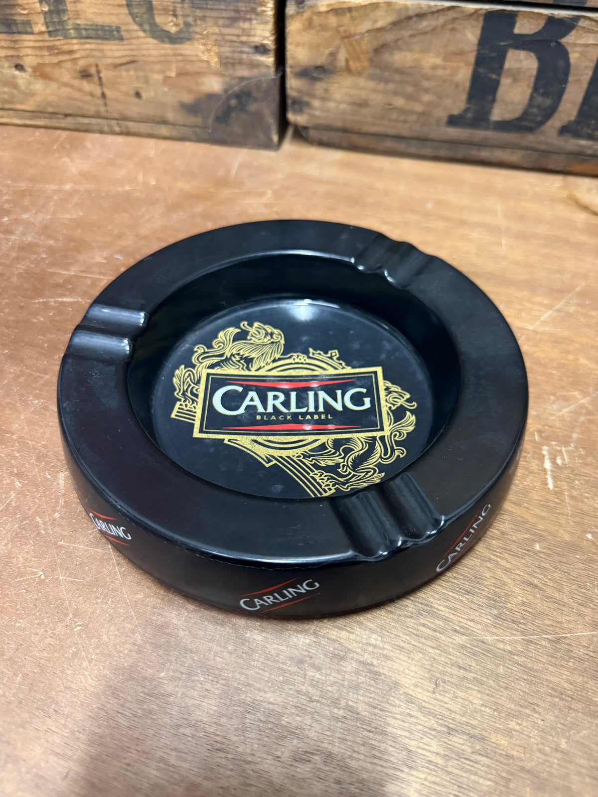 Carling Black Label reclameasbak
