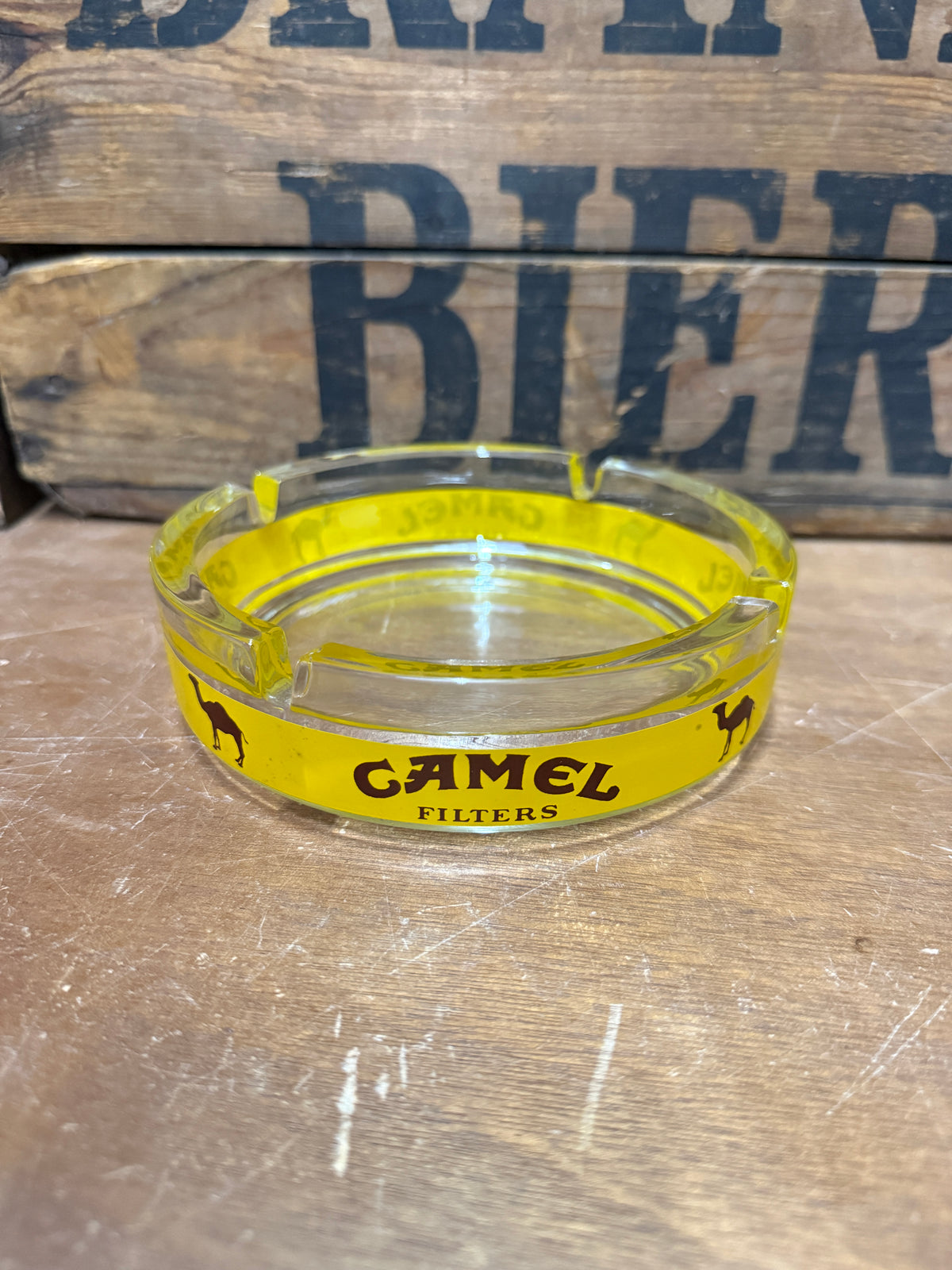 Camel ronde reclameasbak