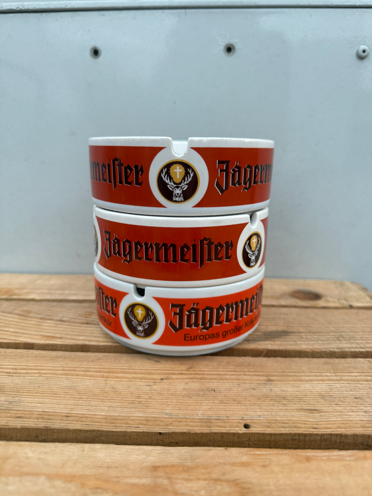 Jägermeister ronde reclameasbak