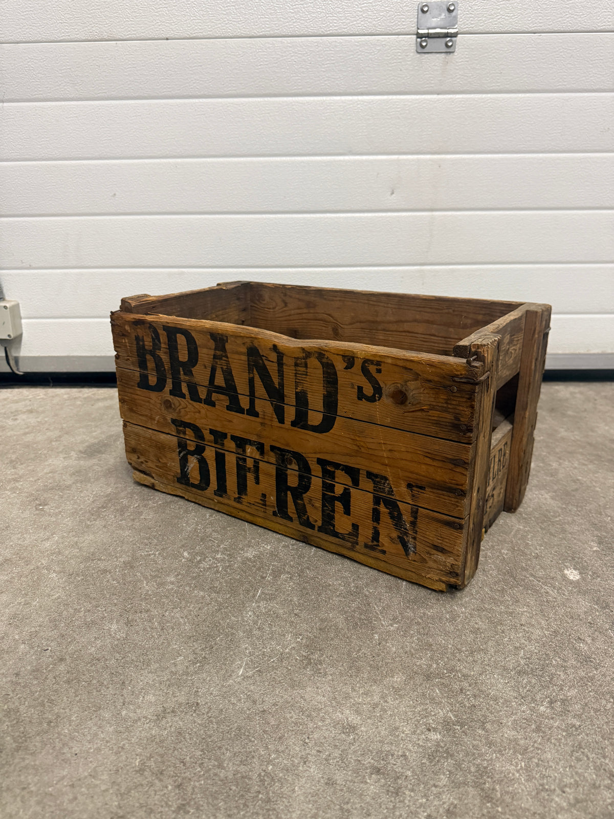 Vintage houten bierkratten diverse brouwerijen