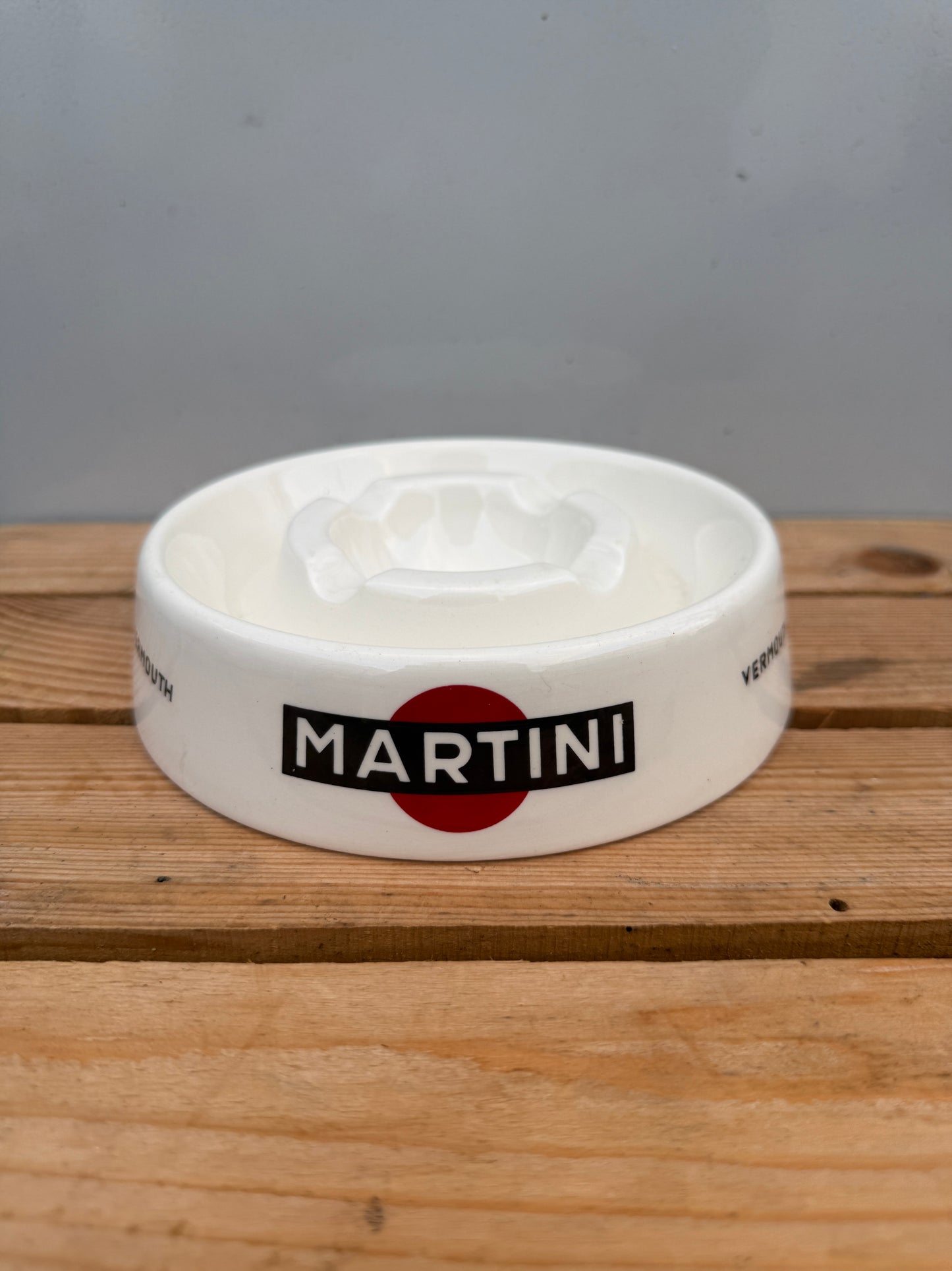 Martini Vermouth reclame asbak Petrus Regout