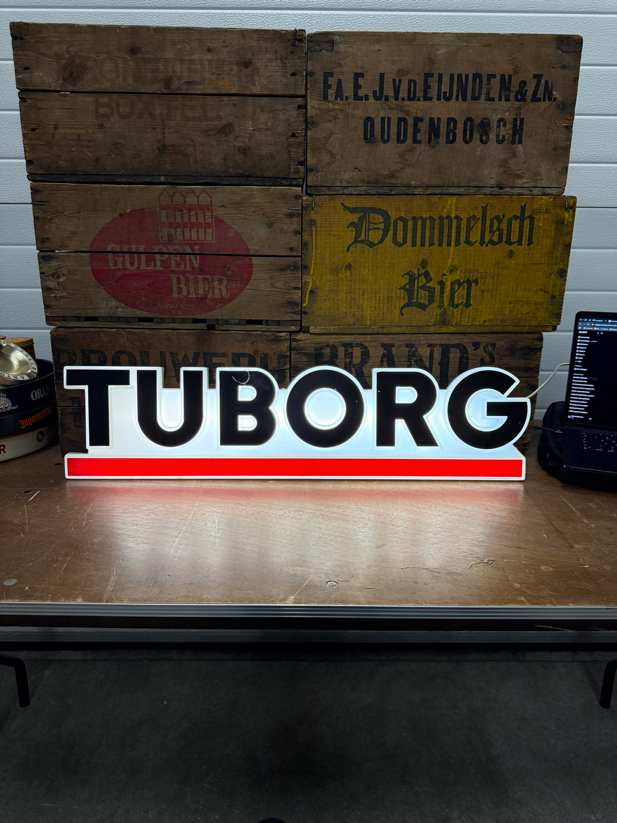 Tuborg enkelzijdige lichtbak