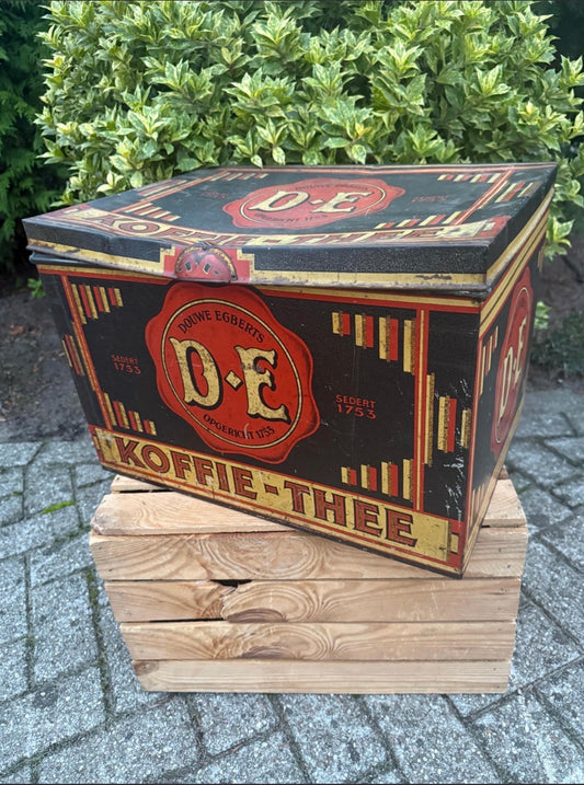 Vintage Douwe Egberts winkel blik