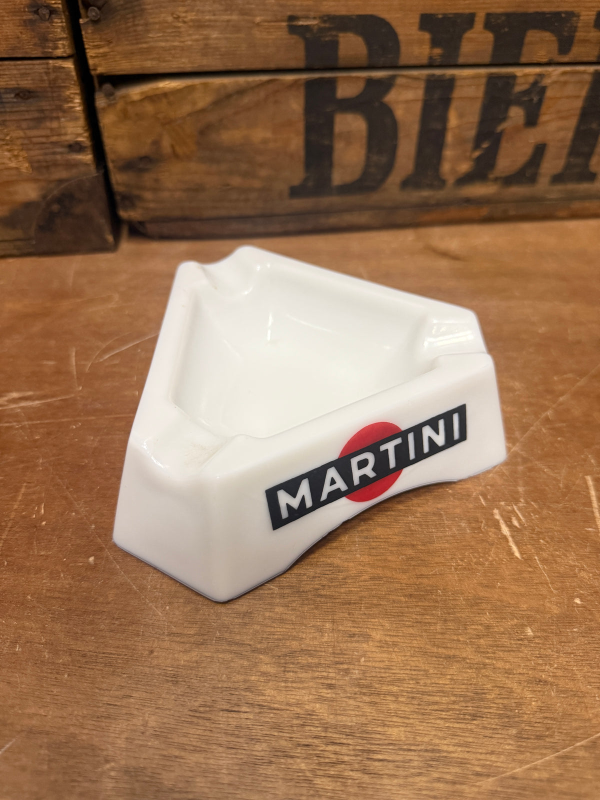 Martini Opalex driehoek reclameasbak