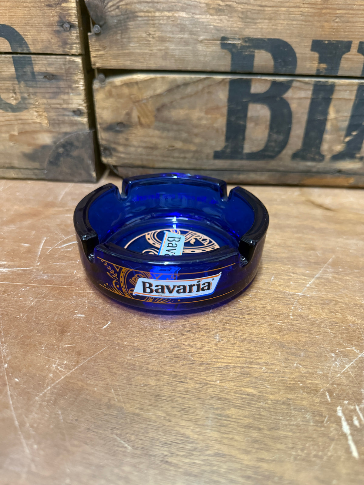 Bavaria glazen reclameasbak