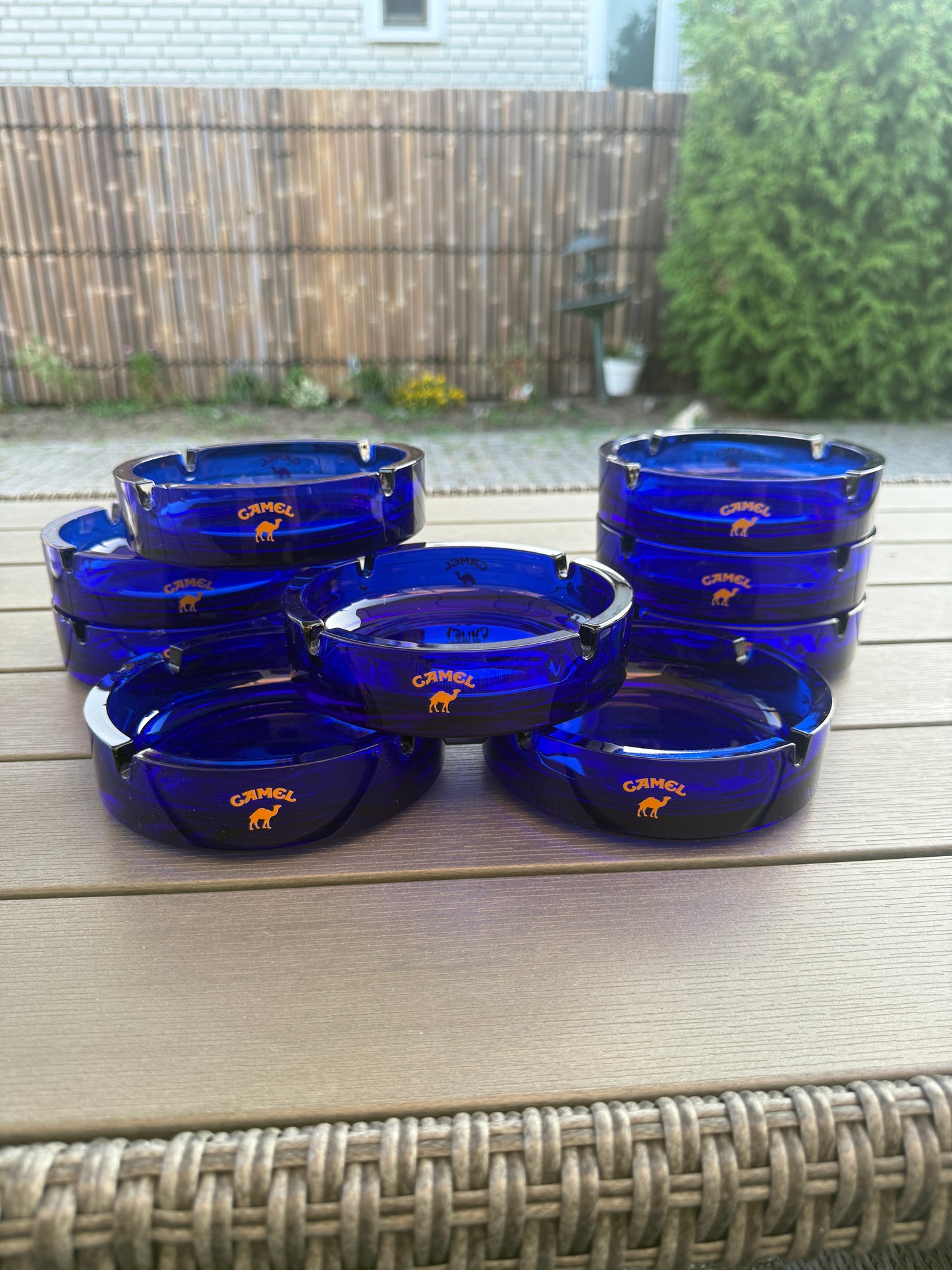 Vintage ruwe Camel asbakken