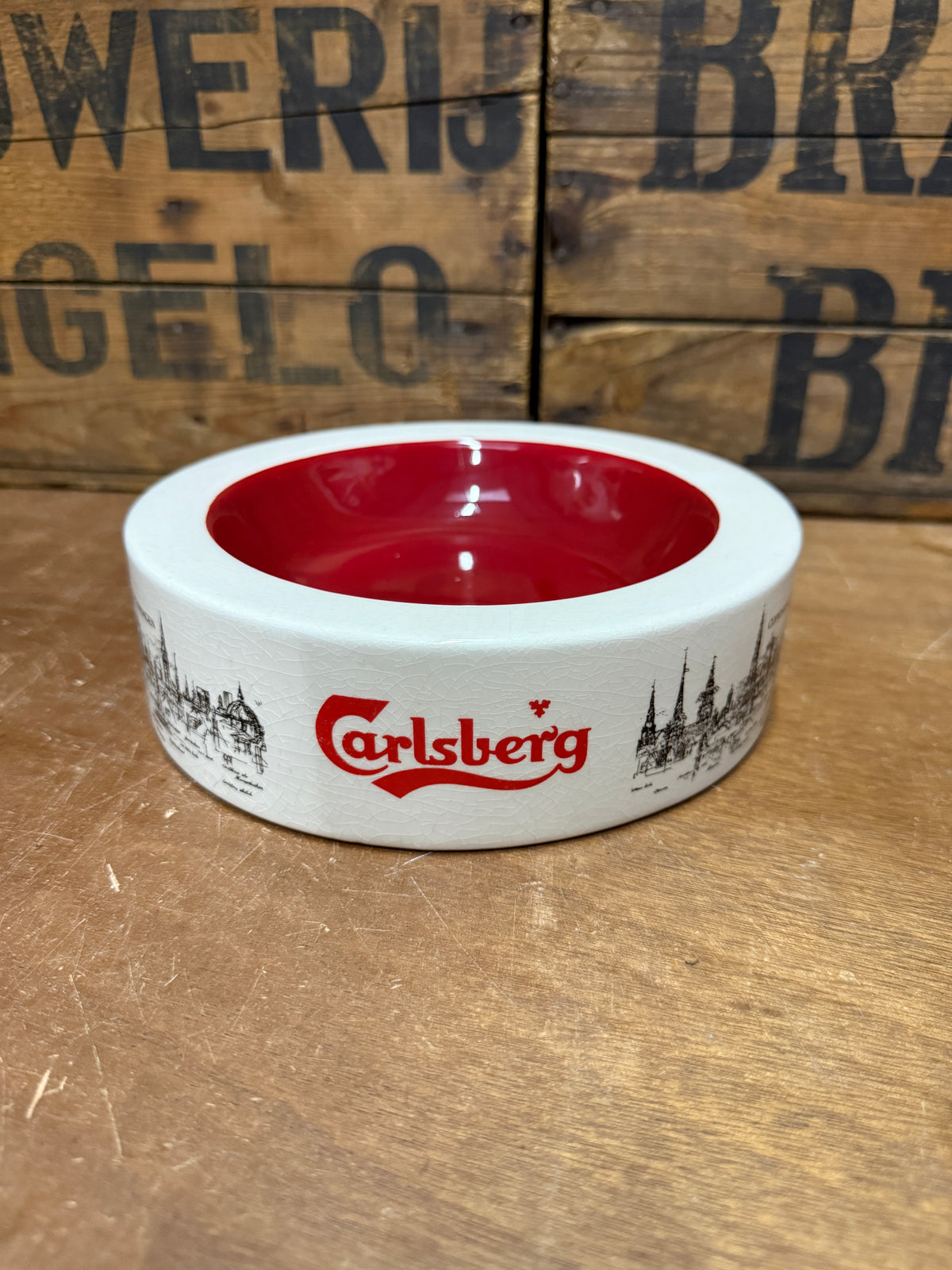Carlsberg reclameasbak van Henry W. King