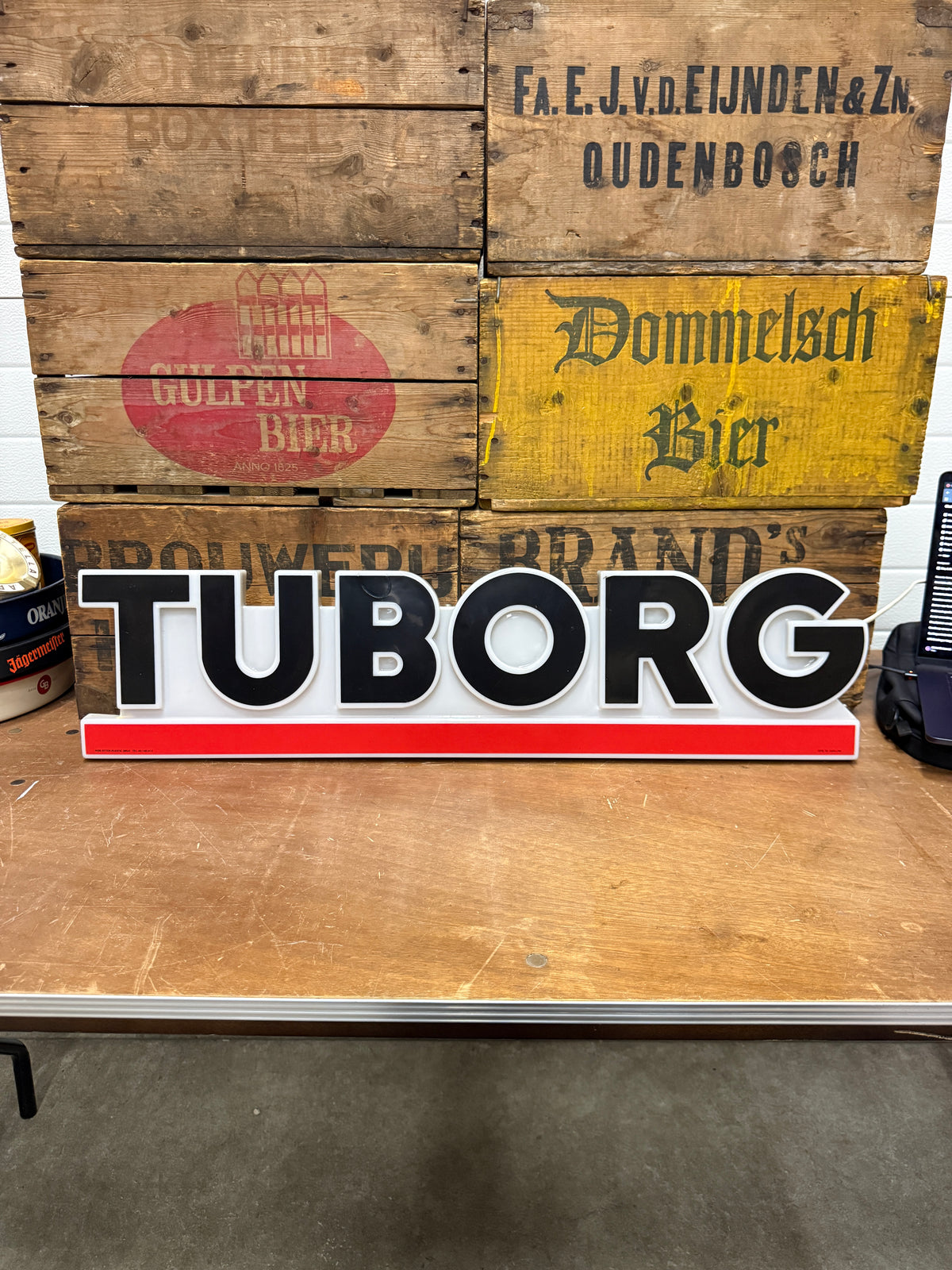 Tuborg enkelzijdige lichtbak