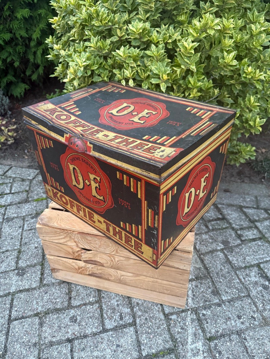 Vintage Douwe Egberts winkel blik