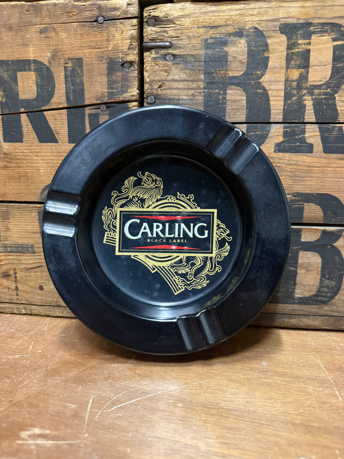 Carling Black Label reclameasbak