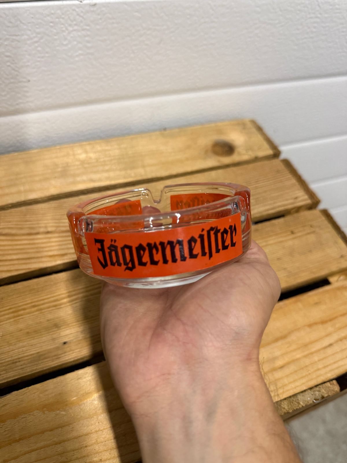 Jägermeister reclameasbak transparant