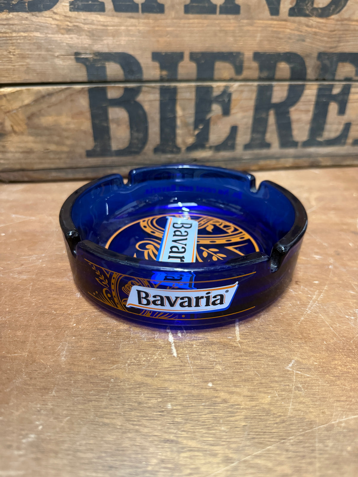 Bavaria glazen reclameasbak