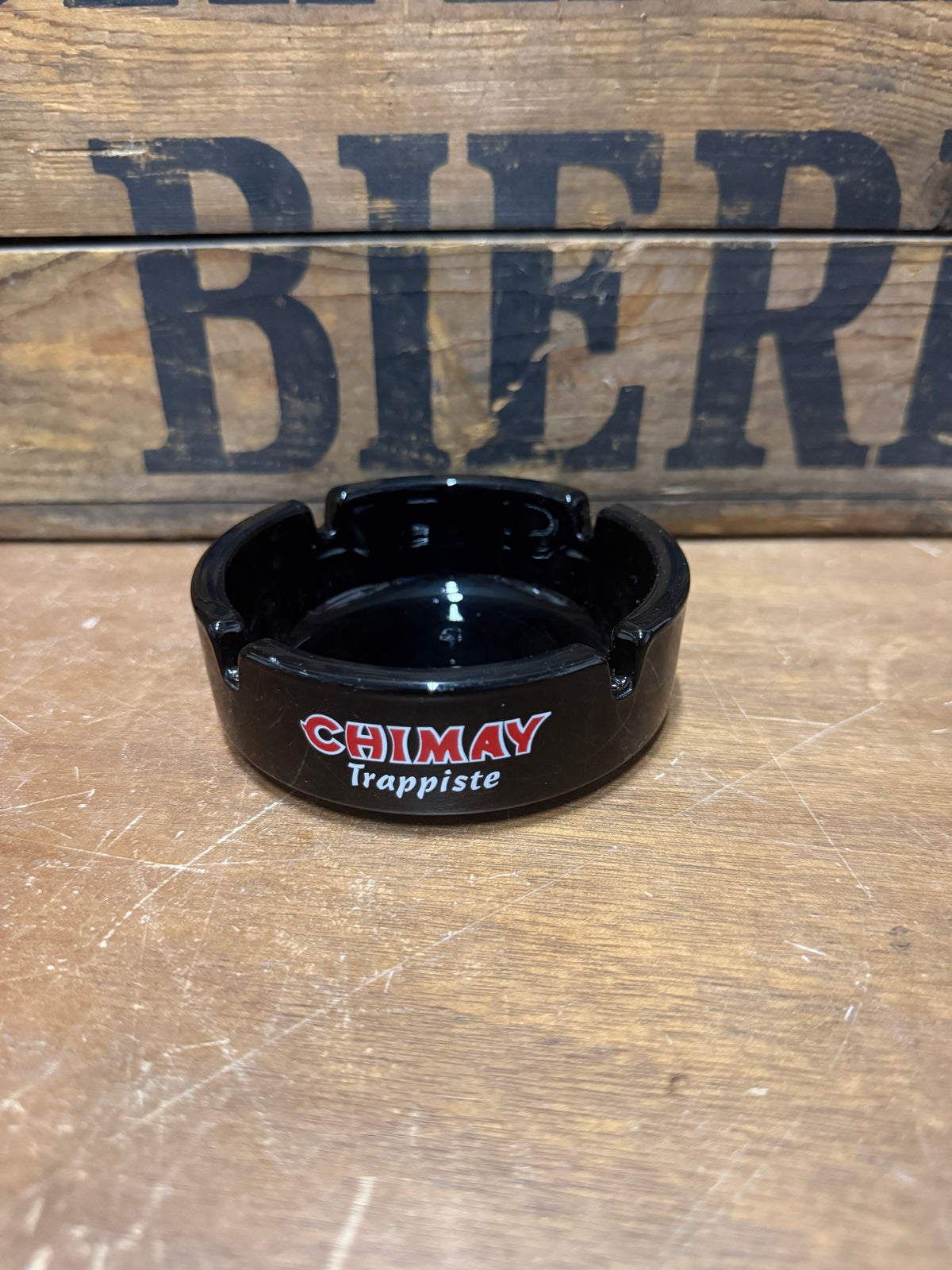 Chimay zwart reclameasbak