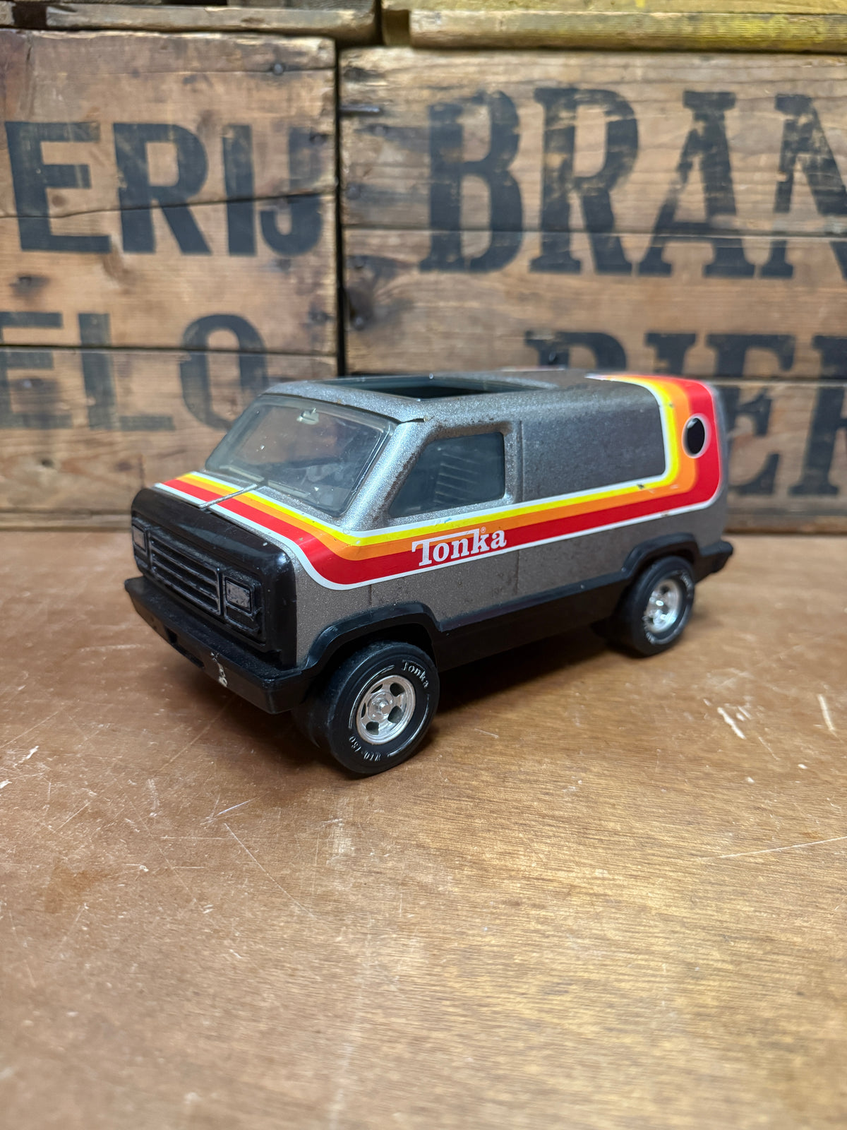 Vintage Tonka speelgoedbus Made in USA