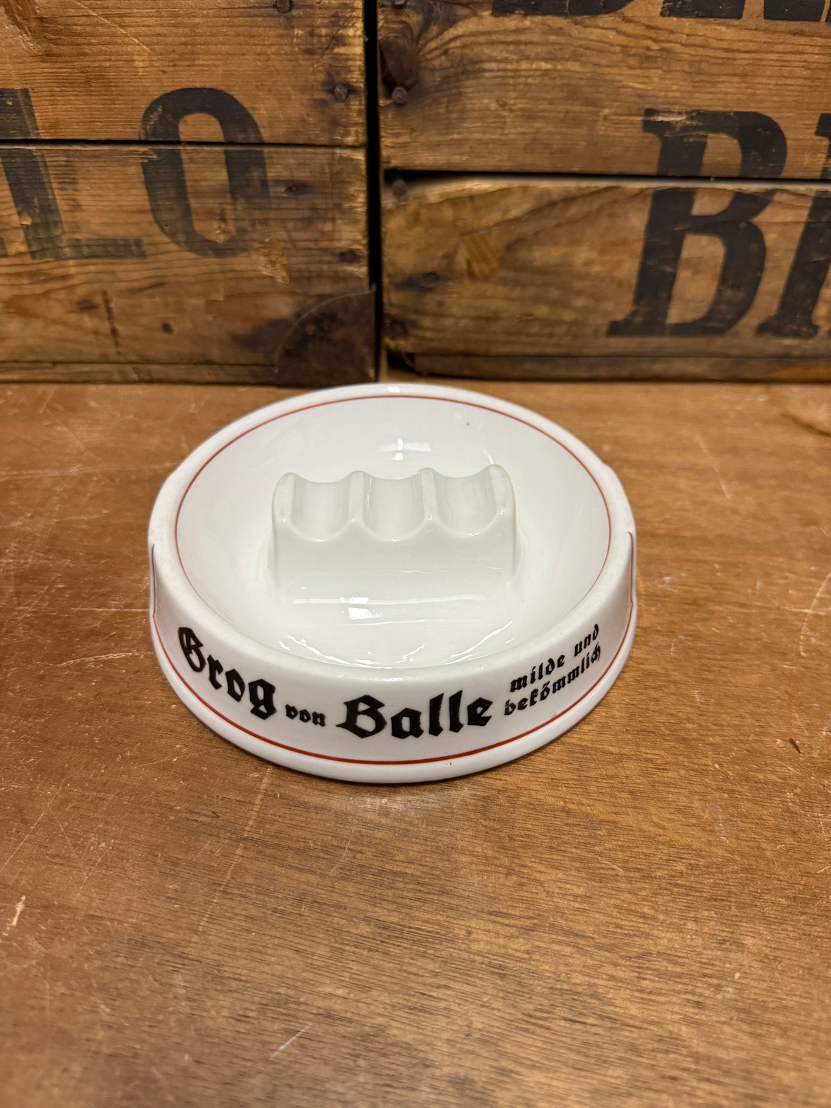 Grog von Balle reclameasbak