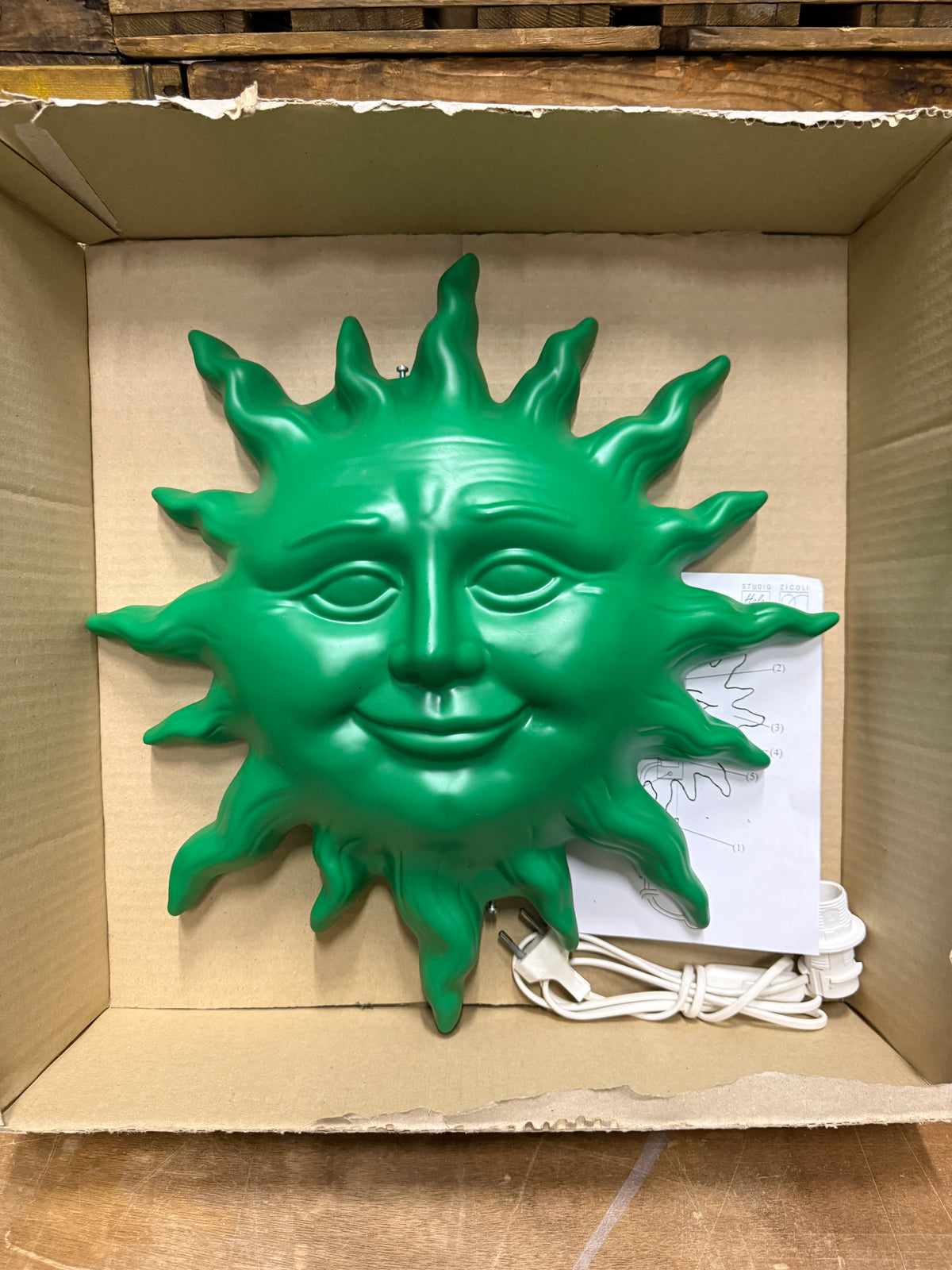 Studio Halo Zicoli Leuchten groene zonnelamp 1998