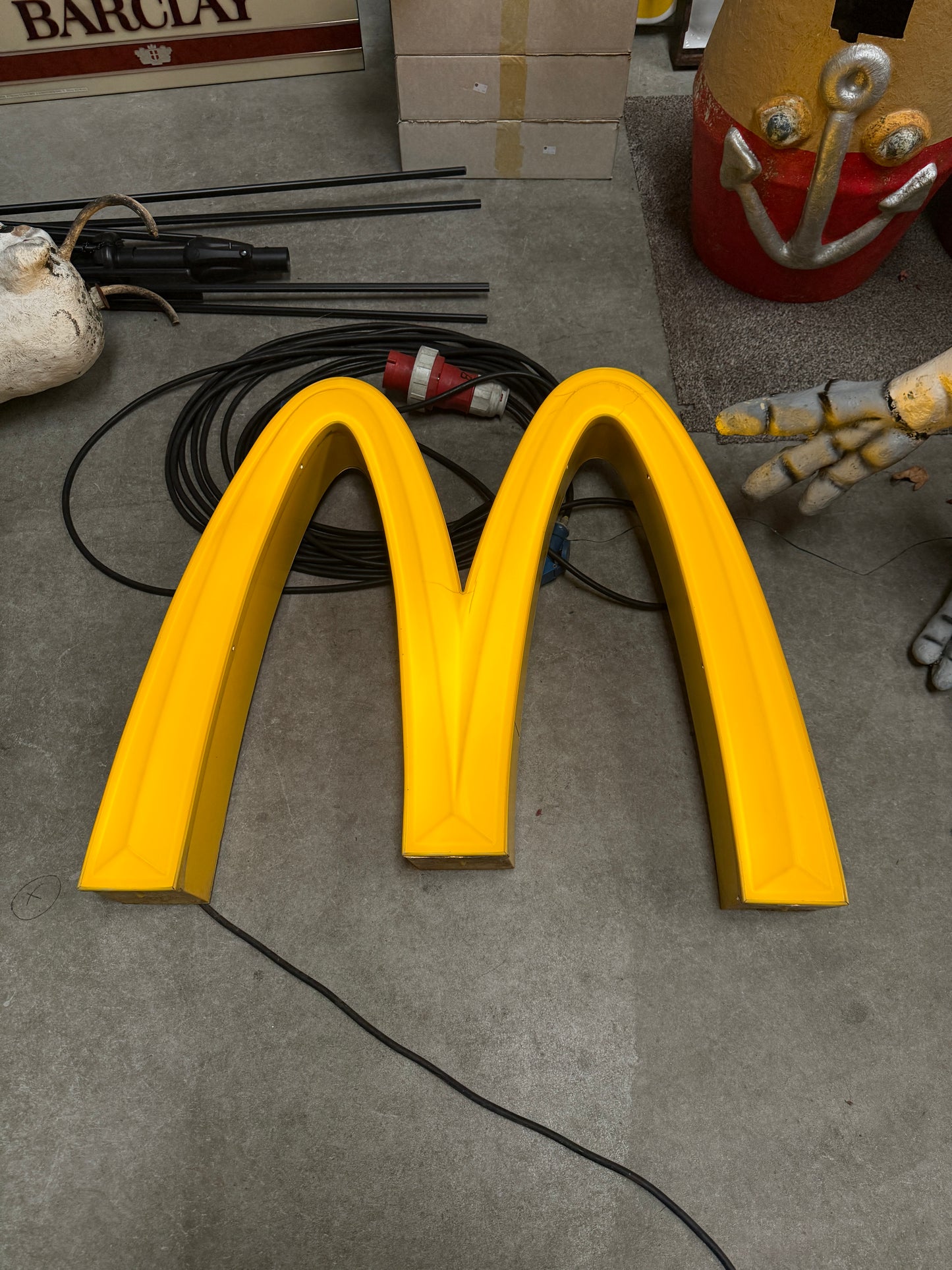 Vintage McDonalds Lichtbak
