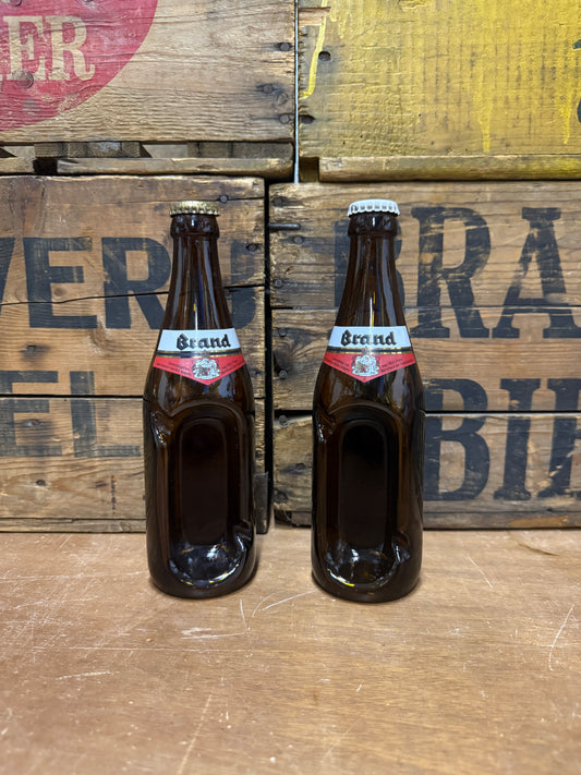 Brand Bier flesvormige reclameasbak