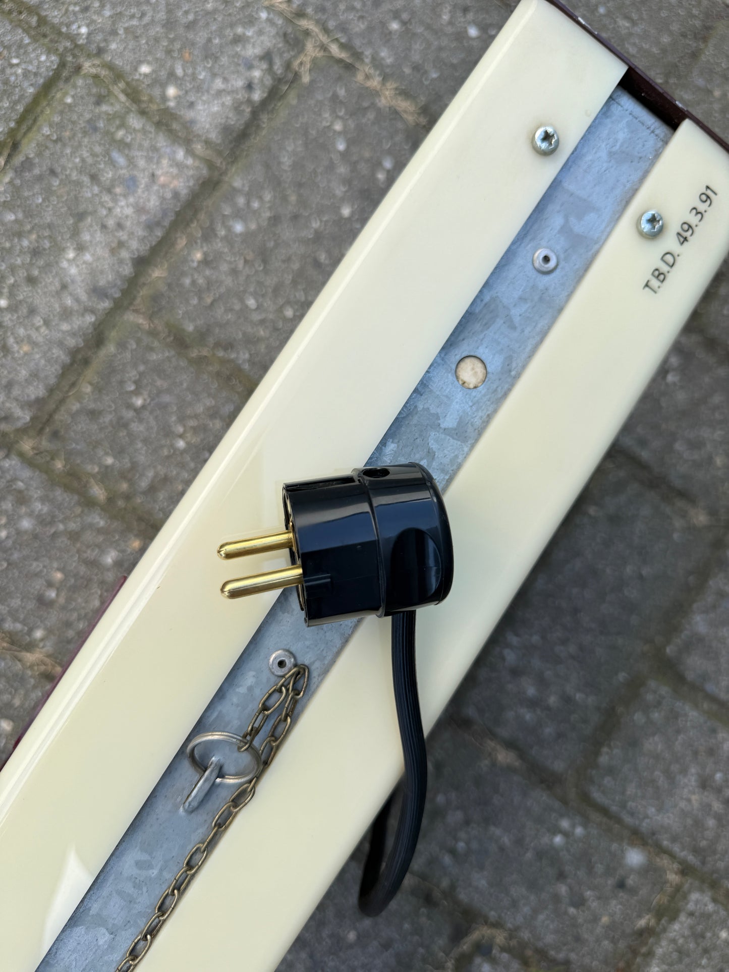 Vintage Barclay lichtbak dubbelzijdig