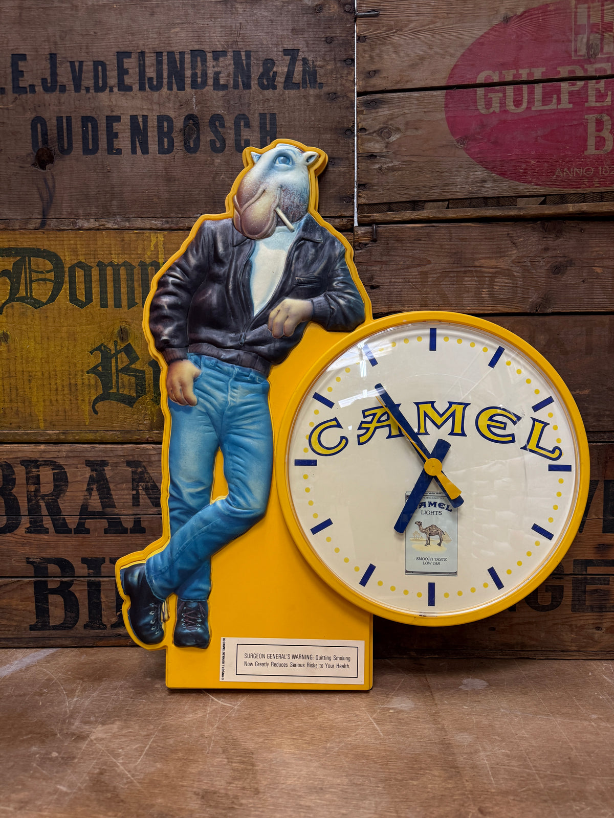 Vintage Joe Camel wandklok