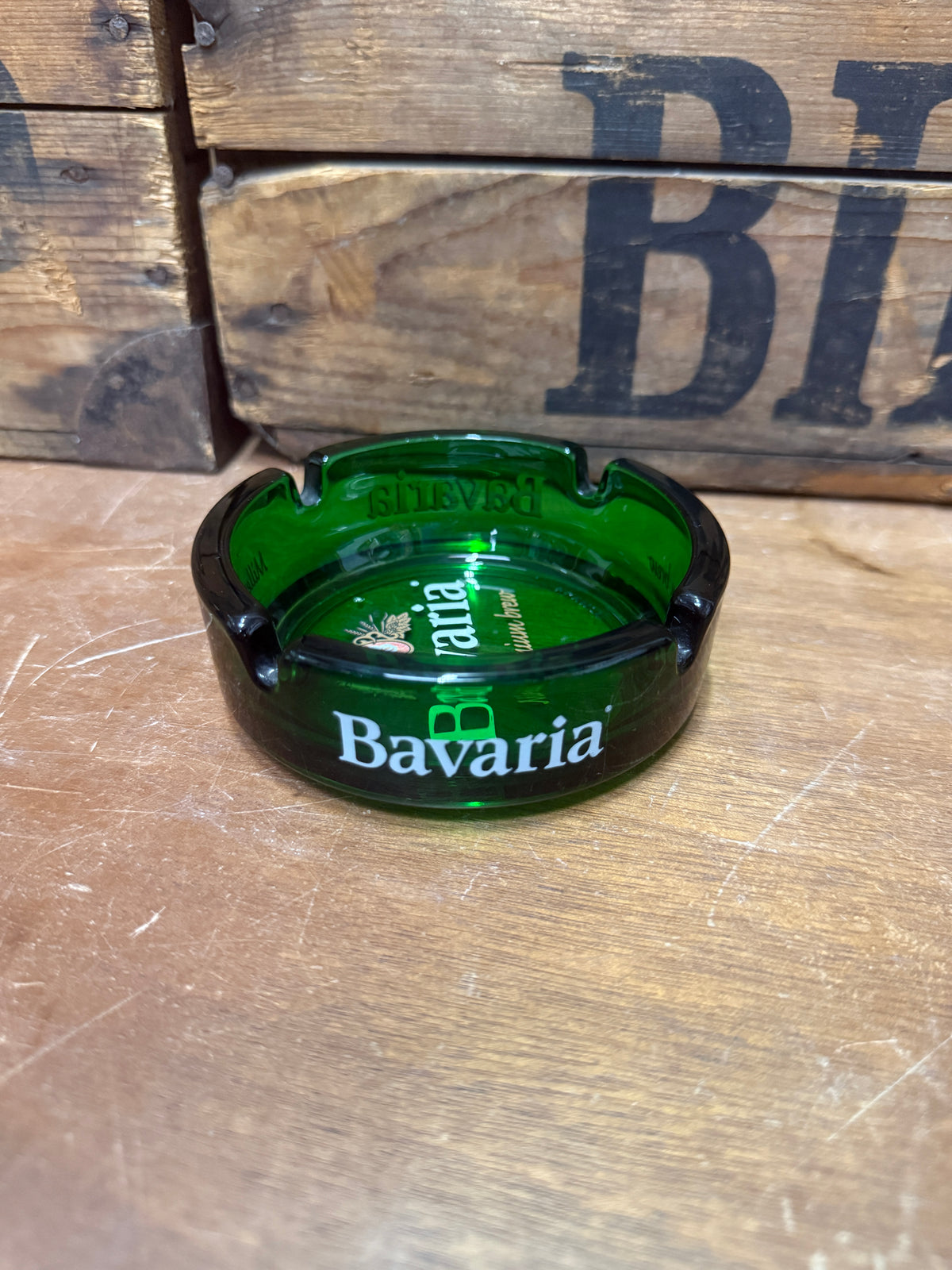 Bavaria glazen reclameasbak