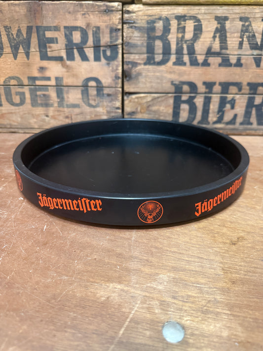 Vintage Jägermeister Ornamin serveerblad zwart