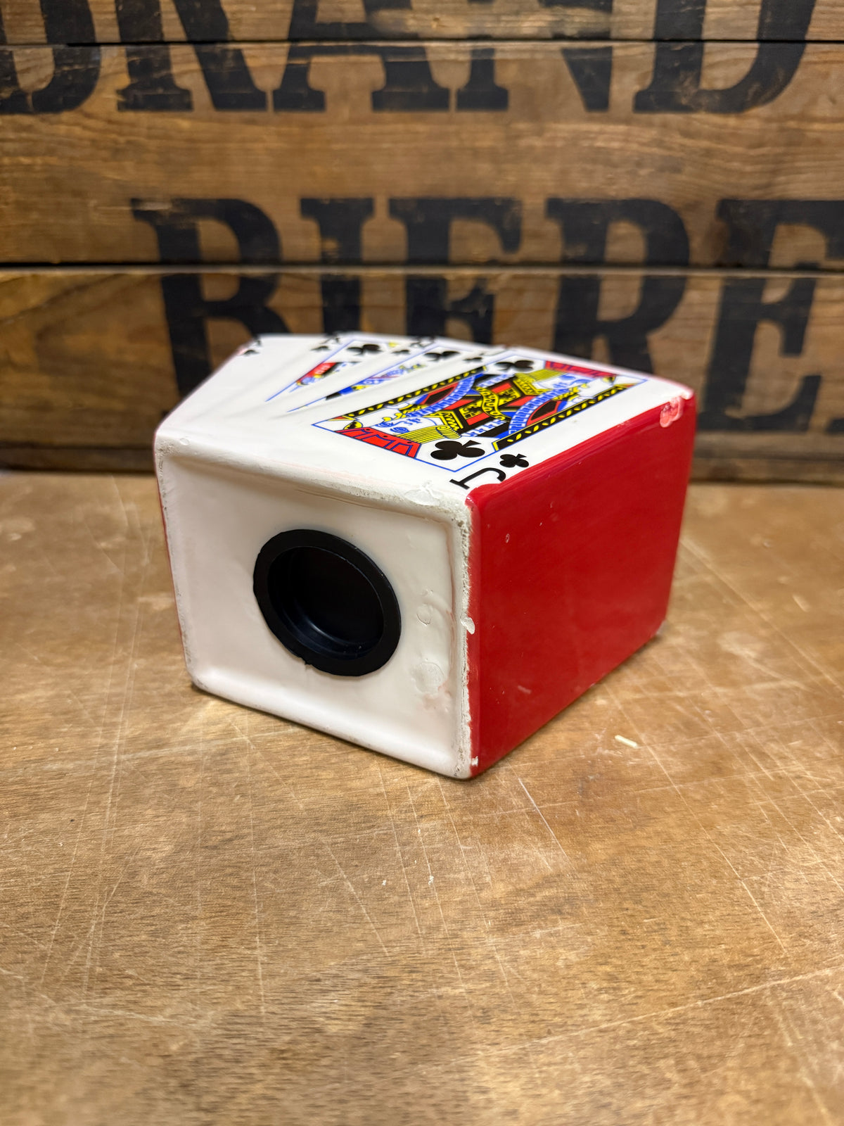 Speelkaarten spaarpot