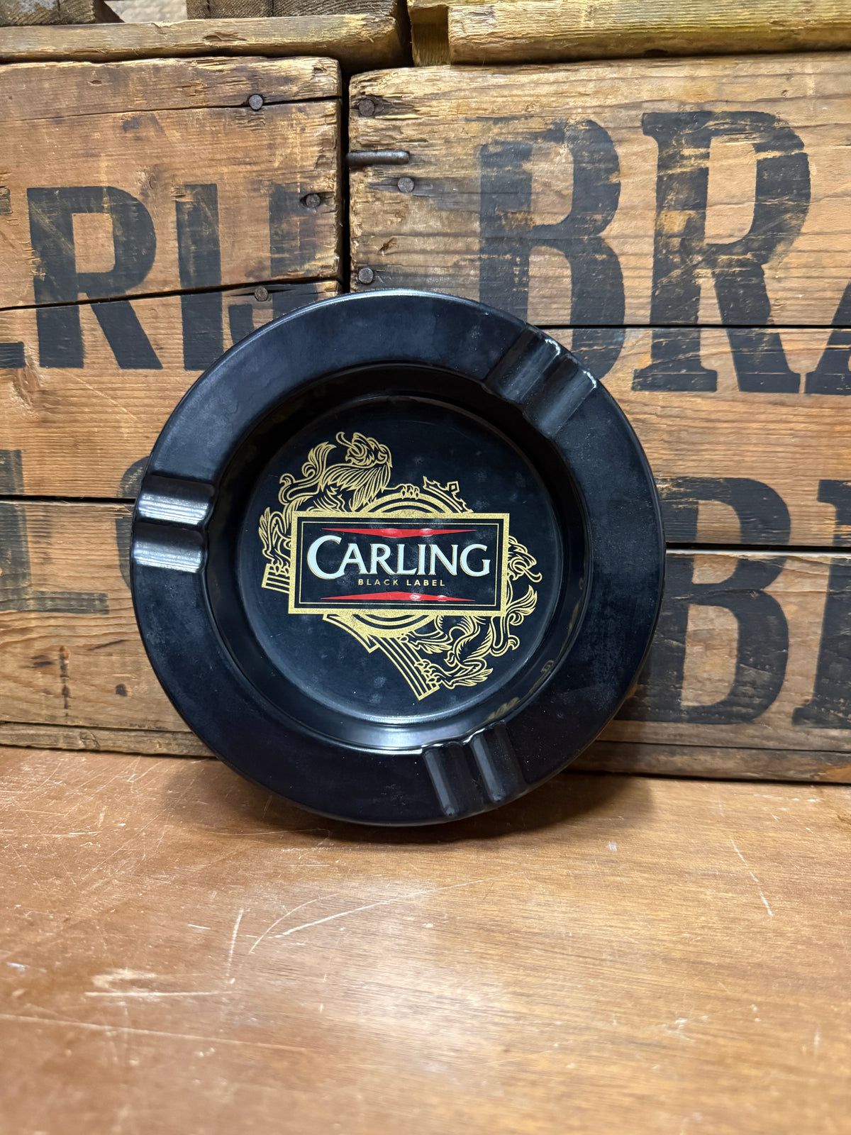 Carling Black Label reclameasbak