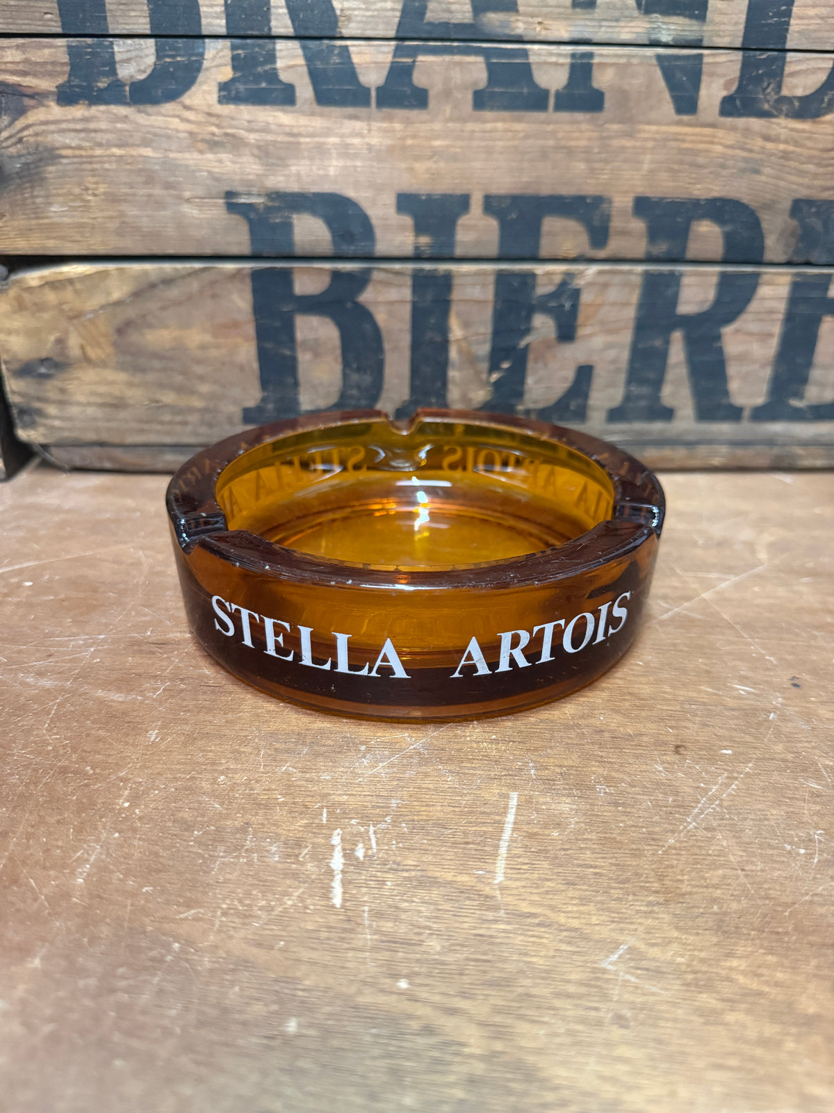 Vintage Stella Artois reclameasbak