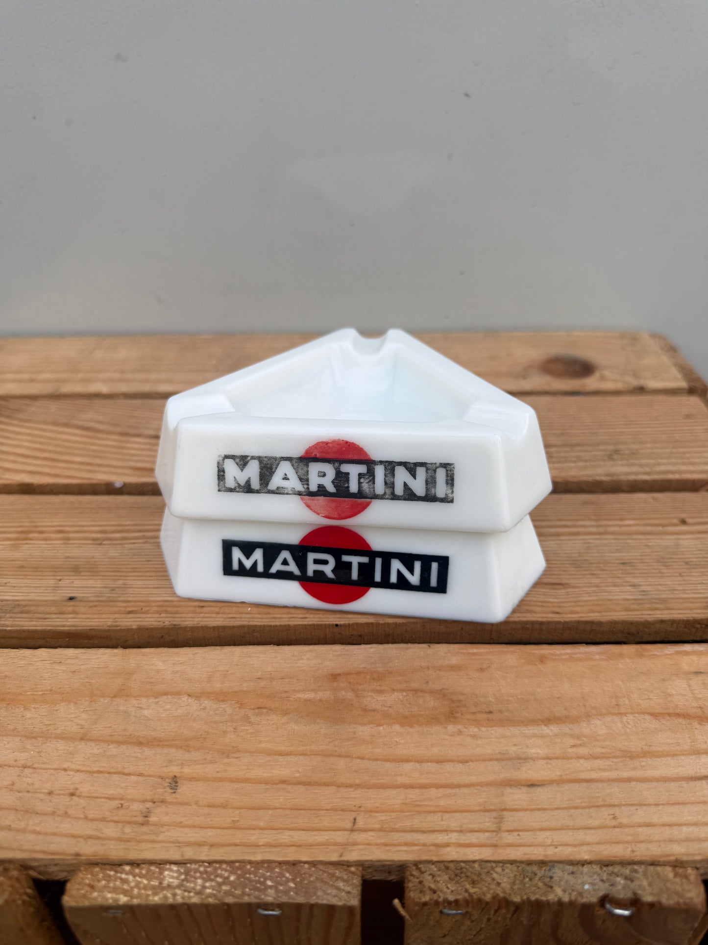 Martini Opalex reclame asbak driehoek