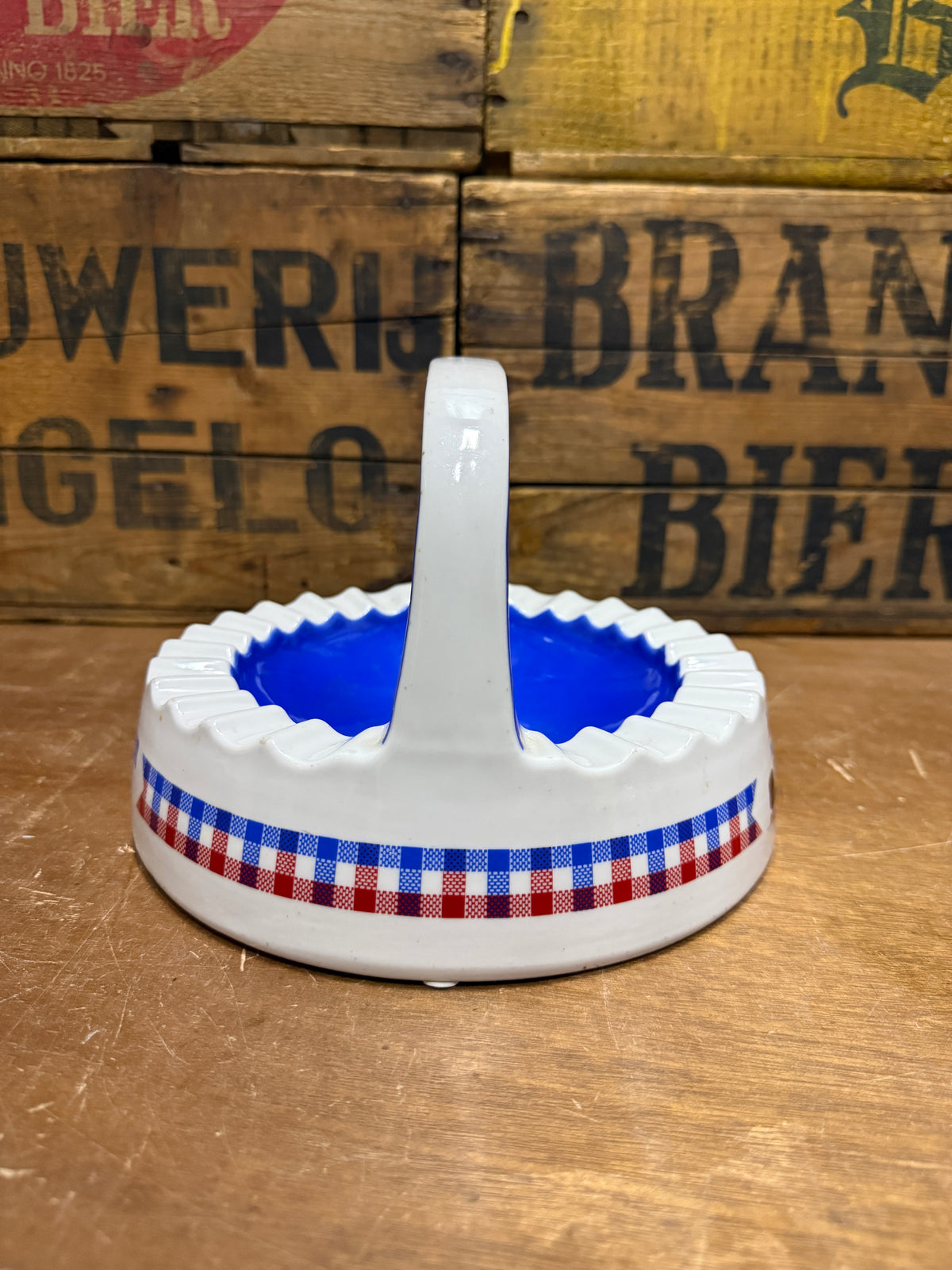 Vintage Schinkenhäger reclameasbak