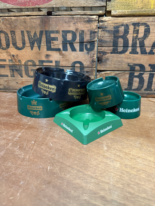 Heineken reclameasbakken in diverse uitvoeringen