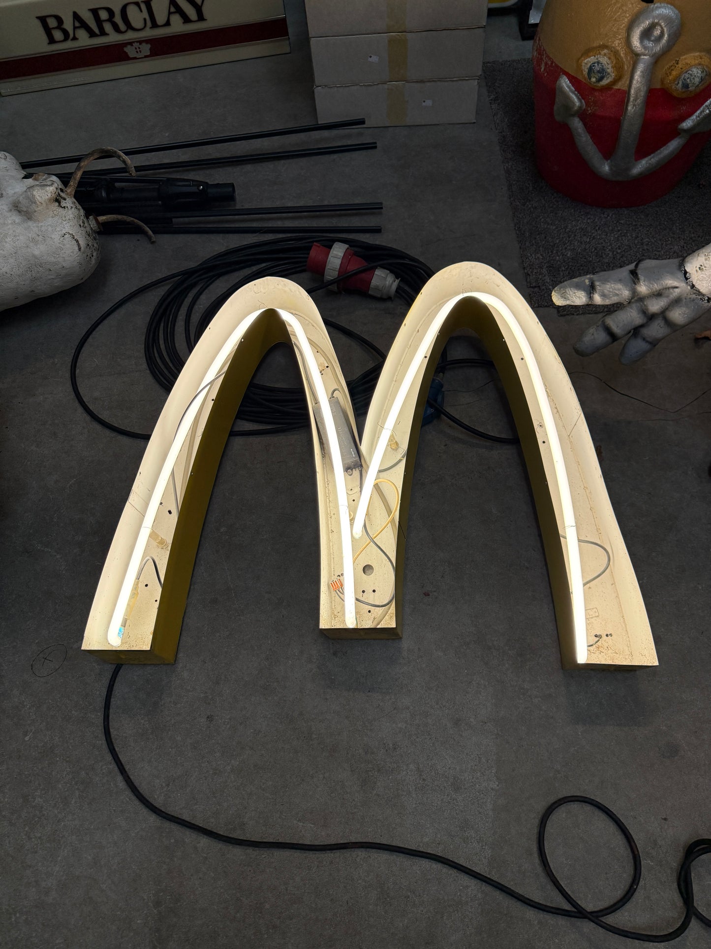Vintage McDonalds Lichtbak