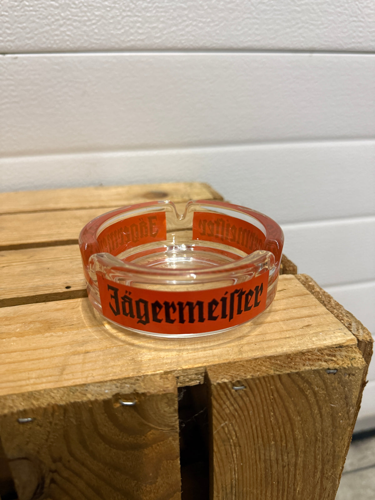 Jägermeister reclameasbak transparant