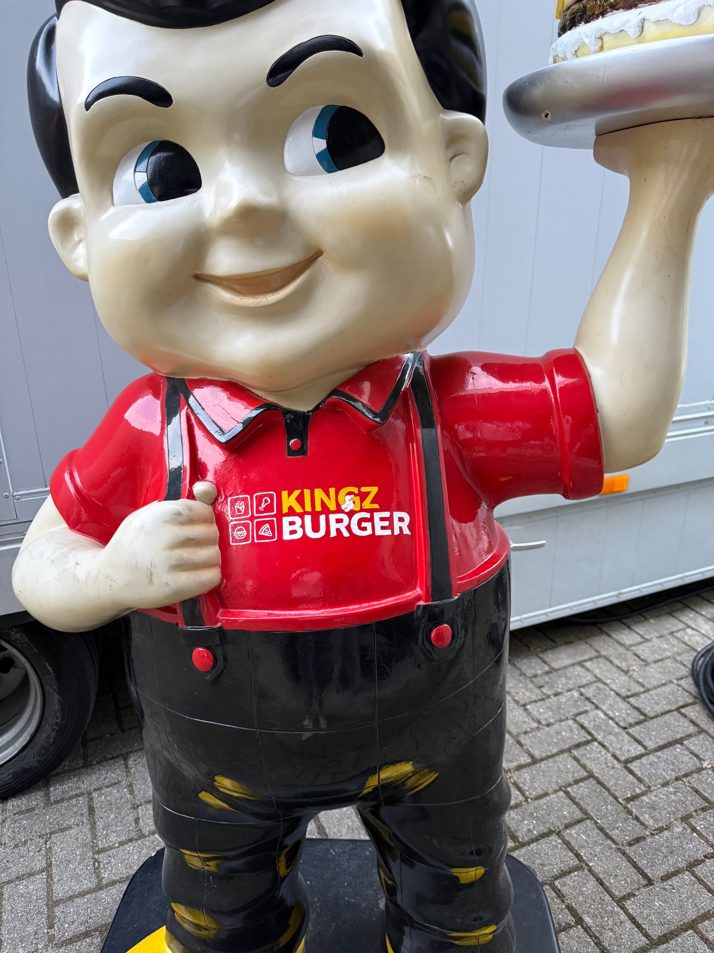 Vintage Big Boy hamburger reclamebeeld