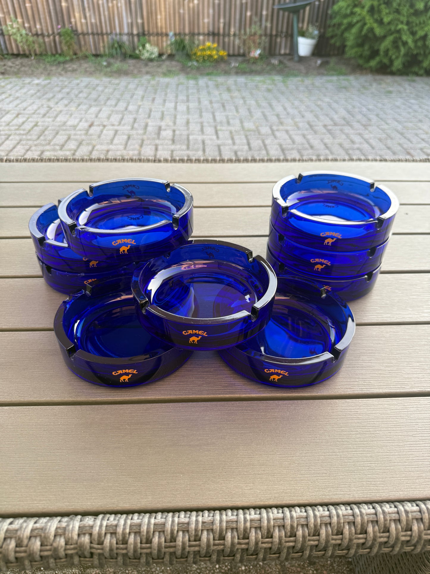 Vintage ruwe Camel asbakken