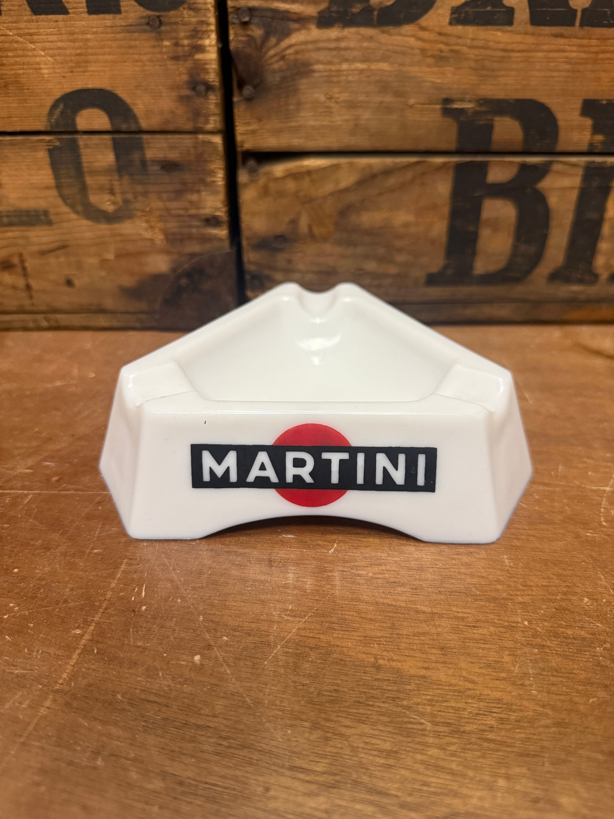 Martini Opalex driehoek reclameasbak