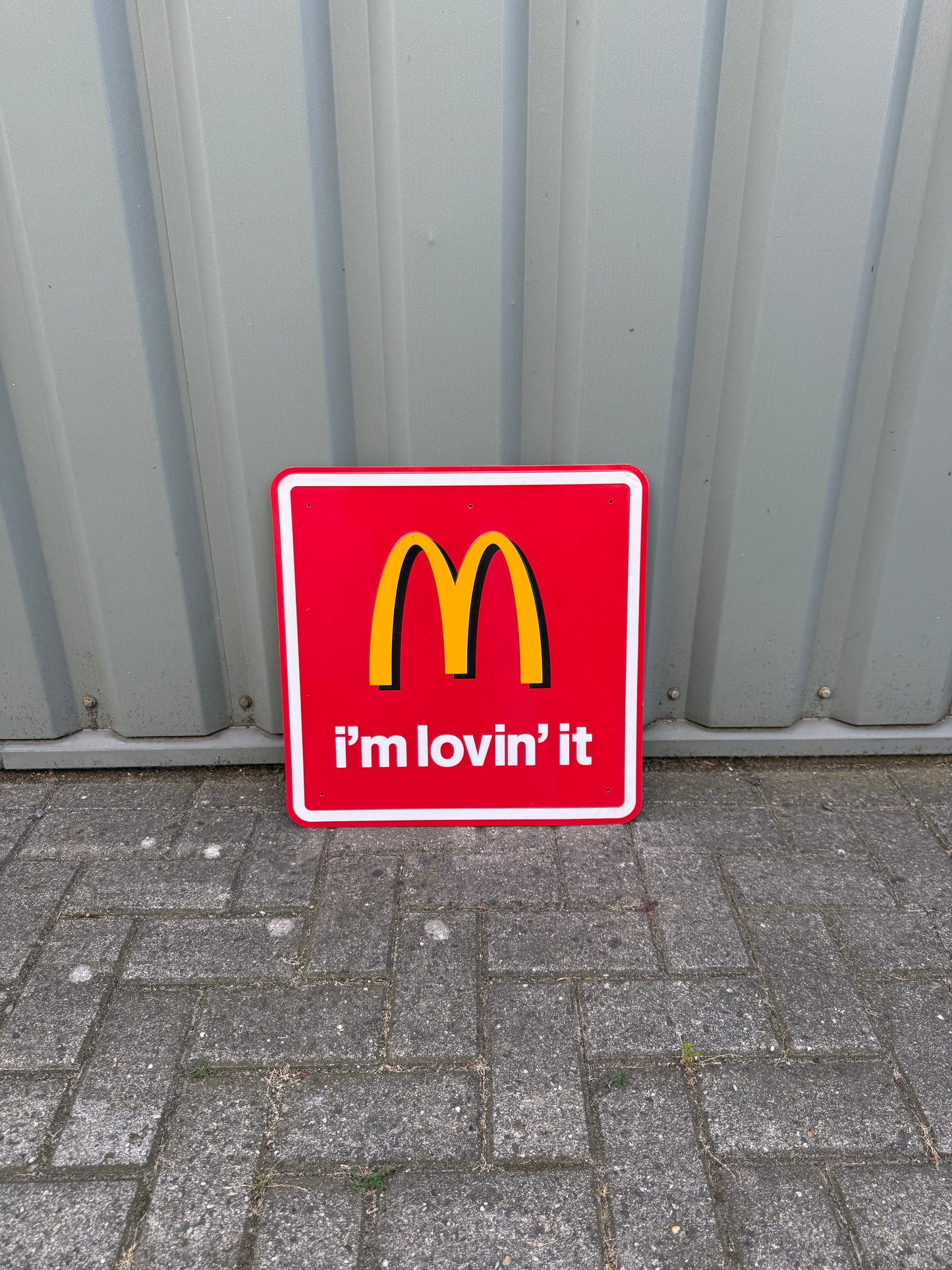 Vintage McDonald’s metalen wandbord