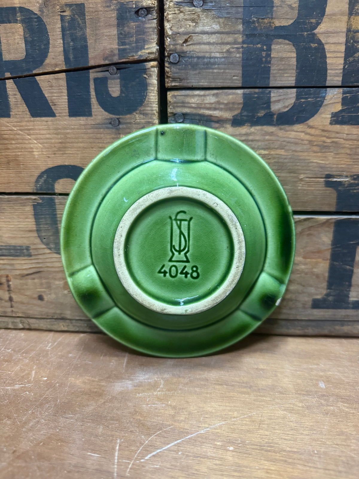 Königsbacher groene reclameasbak