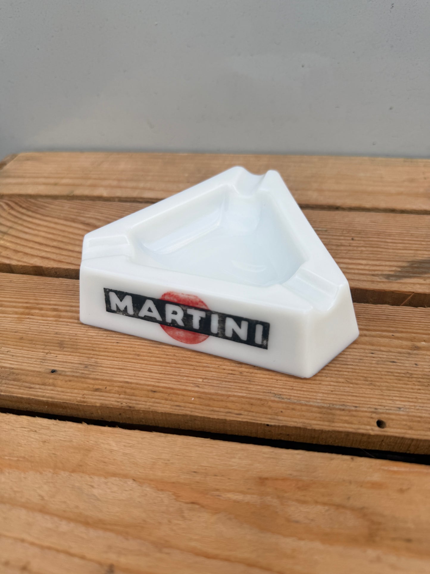 Martini Opalex reclame asbak driehoek