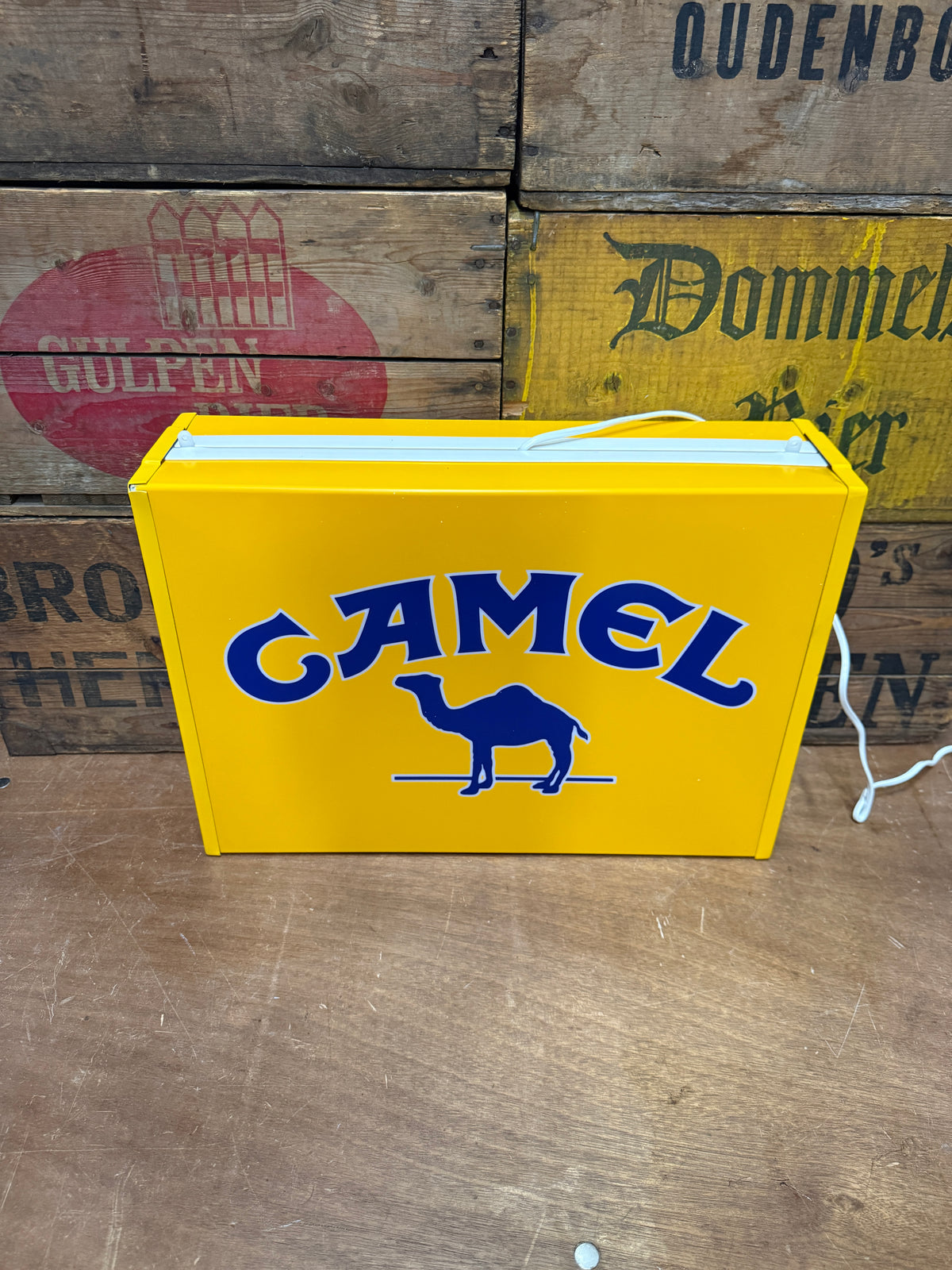 Camel dubbelzijdige lichtbak
