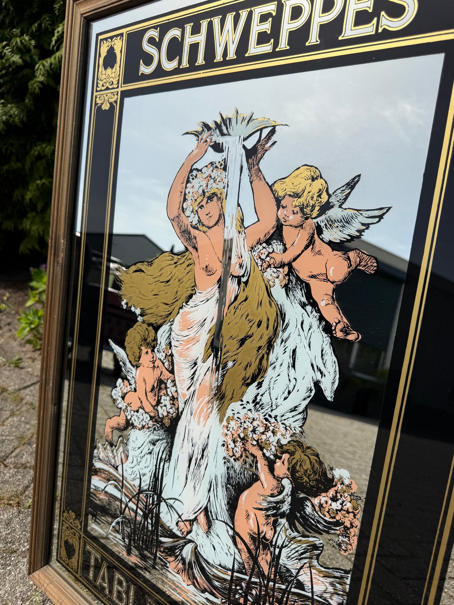 Grote Schweppes barspiegel