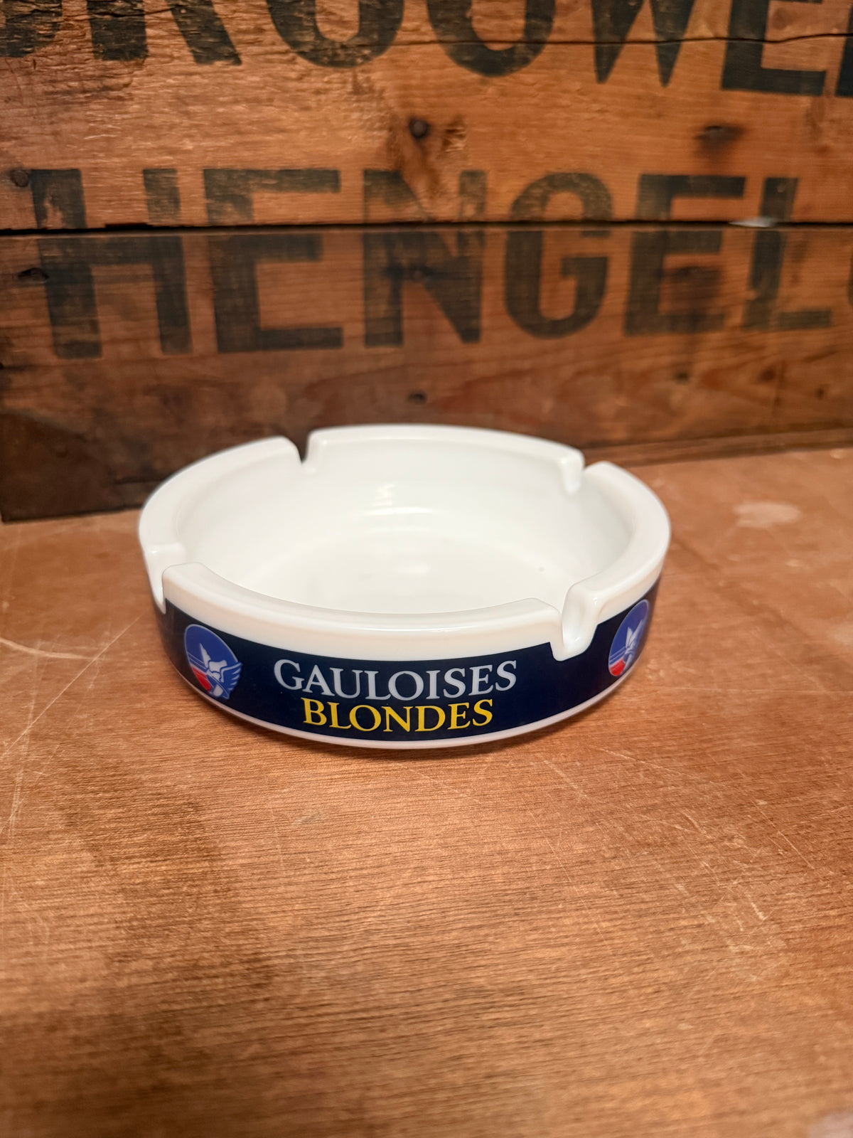 Vintage Gauloises Blondes reclameasbakken France